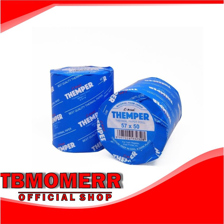 

KERTAS KASIR / PAPER THERMAL FAX 57X50 CASH REGISTER E-PRINT 621180839