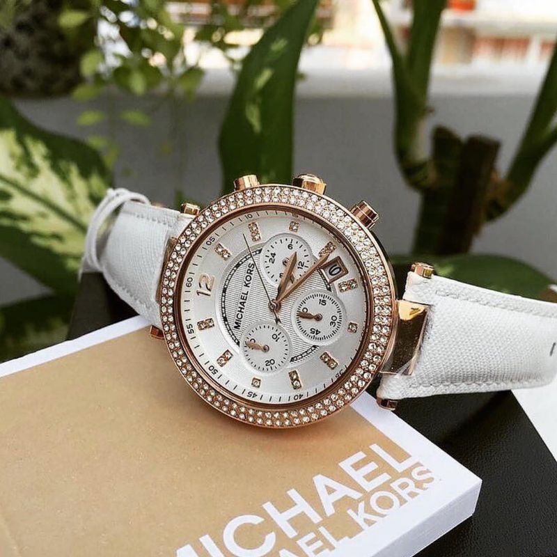 Jam Tangan wanita Michael kors MK2281 / MK 2281 Original Crono Tali kulit