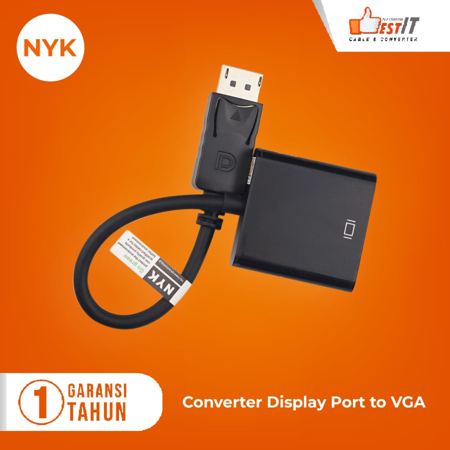 Kabel DP to VGA Converter DisplayPort To VGA Adapter Monitor LCD PC Laptop