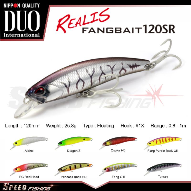 Lure Duo Realis Fangbait 120 SR Floating Minnow