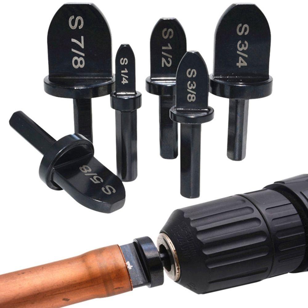 Nickolas1 tube expander drill bit 6pcs /set Mata Pipa swage Alat hvac swaging Untuk Pipa pipe swage tool