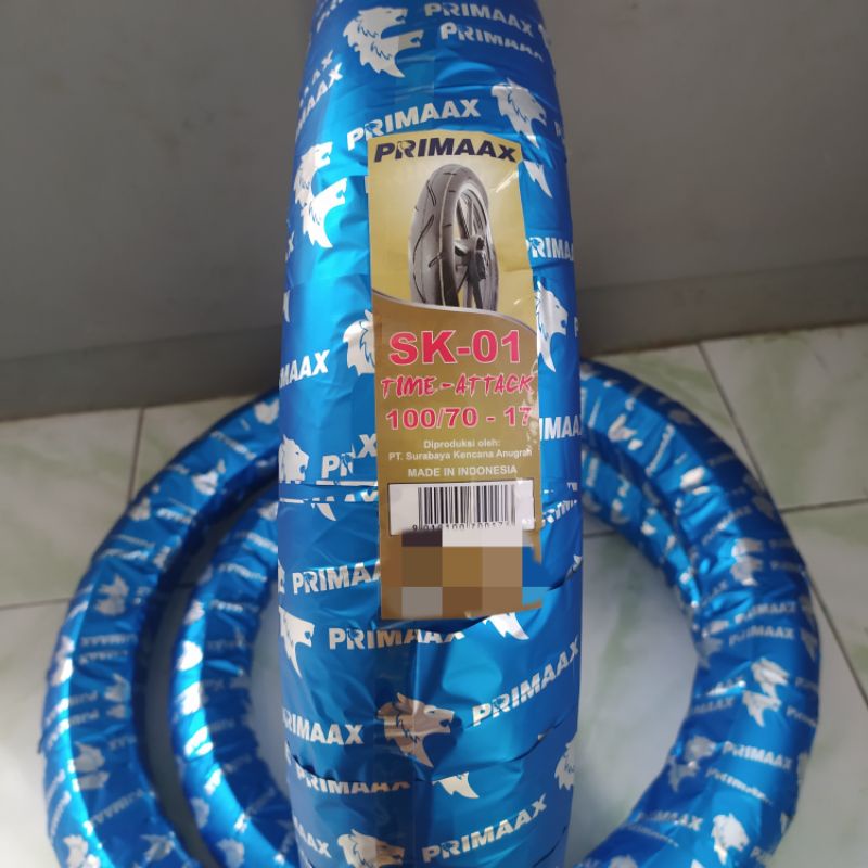BAN PRIMAX SK 01 RING 17 UKURAN 100/70 PROMO BAN DONAT NON TUBELESS