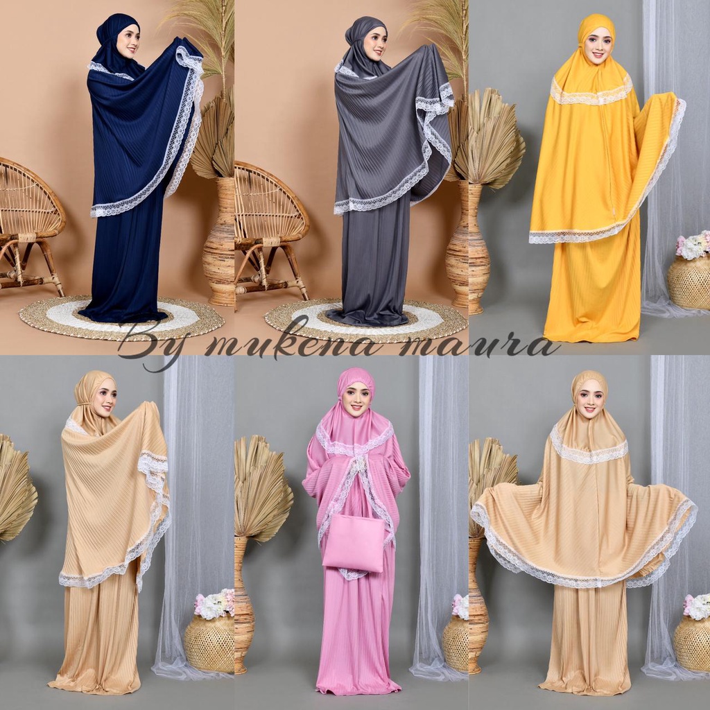 Mukena dewasa plisket premium murah COD