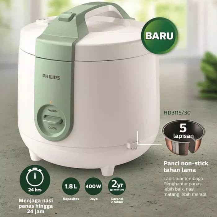 Philips Magic Com HD 3115 Rice Cooker Penanak Nasi Murah