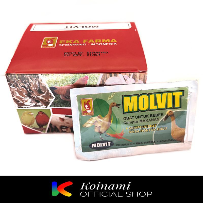 MOLVIT AYAM BEBEK /UNTUK BULU AYAM BEBEK / EKA FARMA / PETSHOP