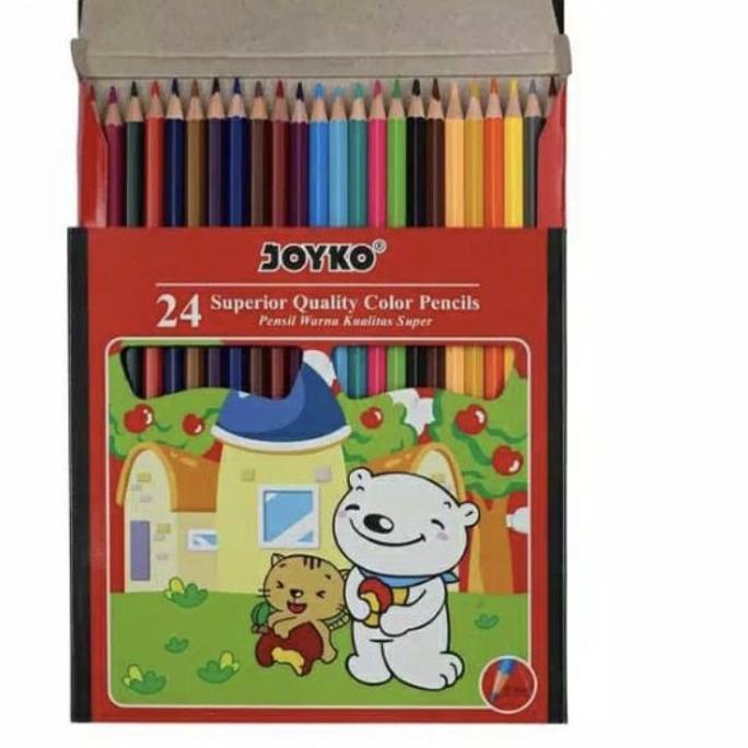 

[_018] Color Pencil / Pensil Warna Joyko CP-24PB / 24 Warna TERBARU !