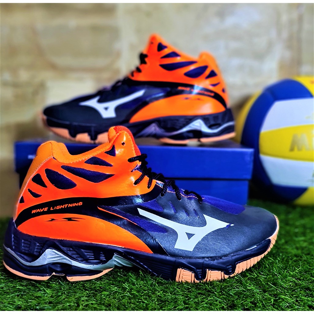 PROMO BONUS KAOS KAKI  SEPATU VOLLEY MIZUNO WAVE LIGHTNING TERBARU SEPATU VOLI PRIA GRADE ORIGINAL