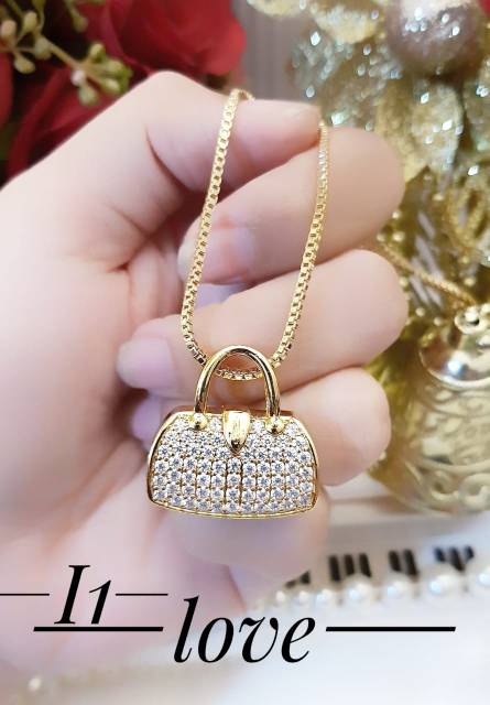 Xuping set perhiasan lapis emas 24k 1607h