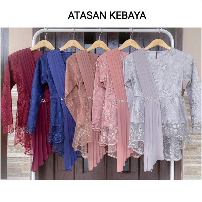 BLOUSE / ATASAN KEBAYA BATIK BRUKLAT FREESIZE