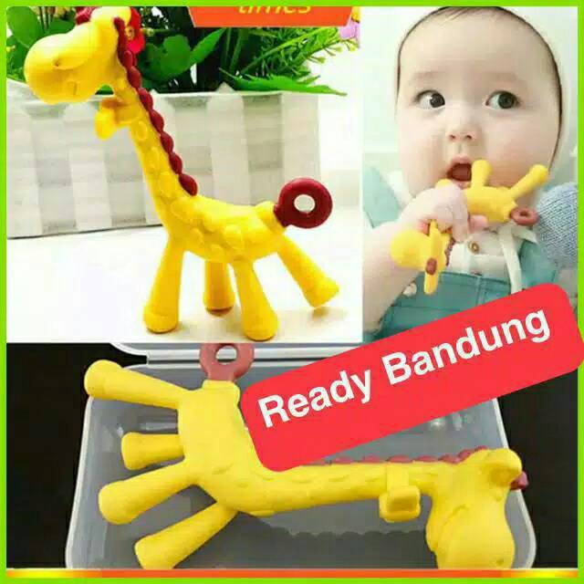 Teether jerapah BPA FREE gigitan bayi bpa free mainan bayi gigitan Gigitan bay