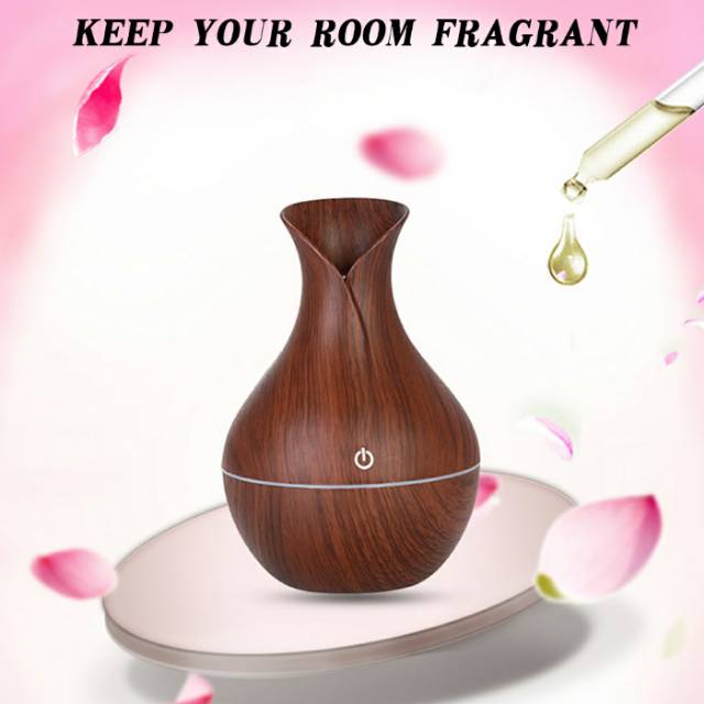 Humidifier Flower Ultrasonic Aroma Essential Oil Diffuser 130 ml