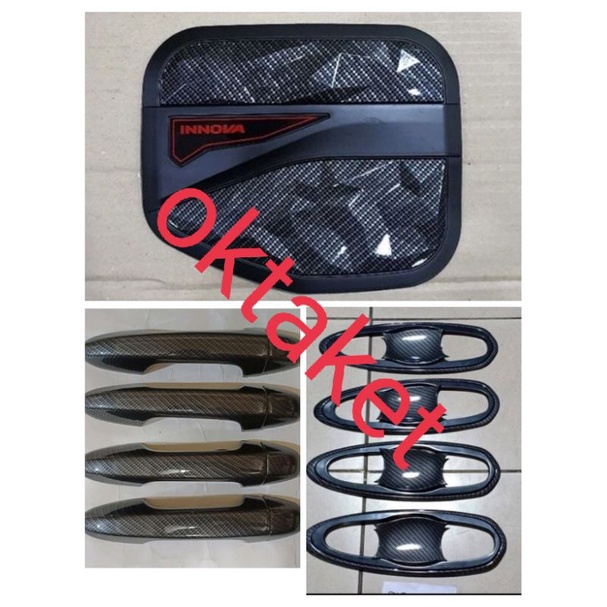 paket outer handle tank cover all new Innova 2016-2021 exclusive carbon