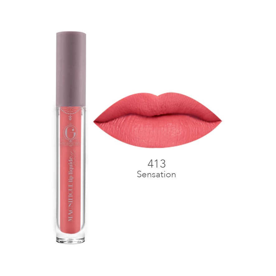 Madame Gie Magnifique Lip Liquide Matte Classic Series - MakeUp Lip Cream Lipstik 413