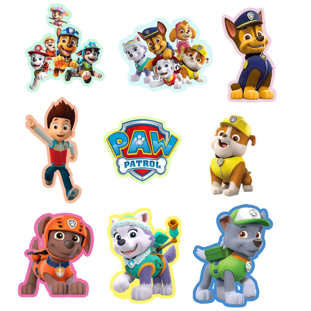 

Stiker PAW Patrol Sticker Pack Stiker Anak Kartun Hewan Anjing Puppy