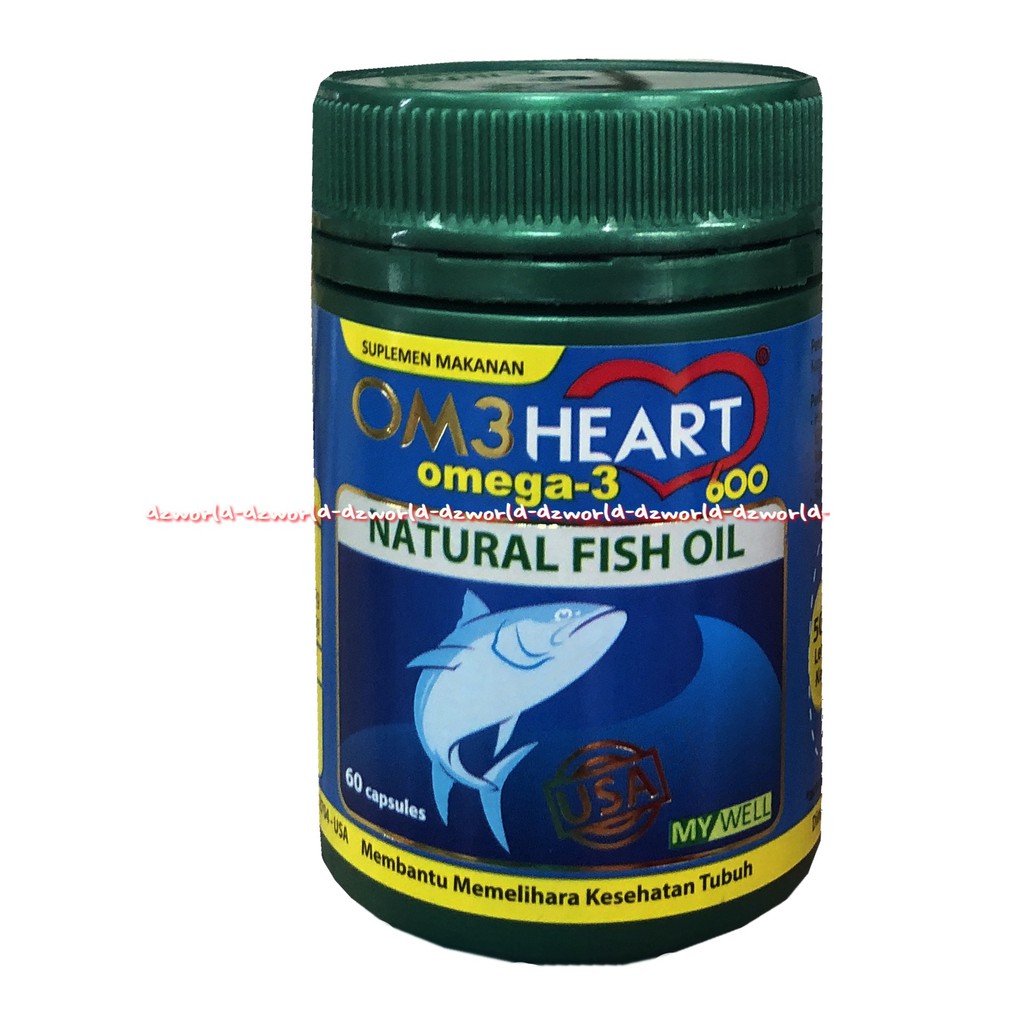 Om3heart Mini Capsules 30 Capsules Om3heart membantu memelihara kesehatan jantung