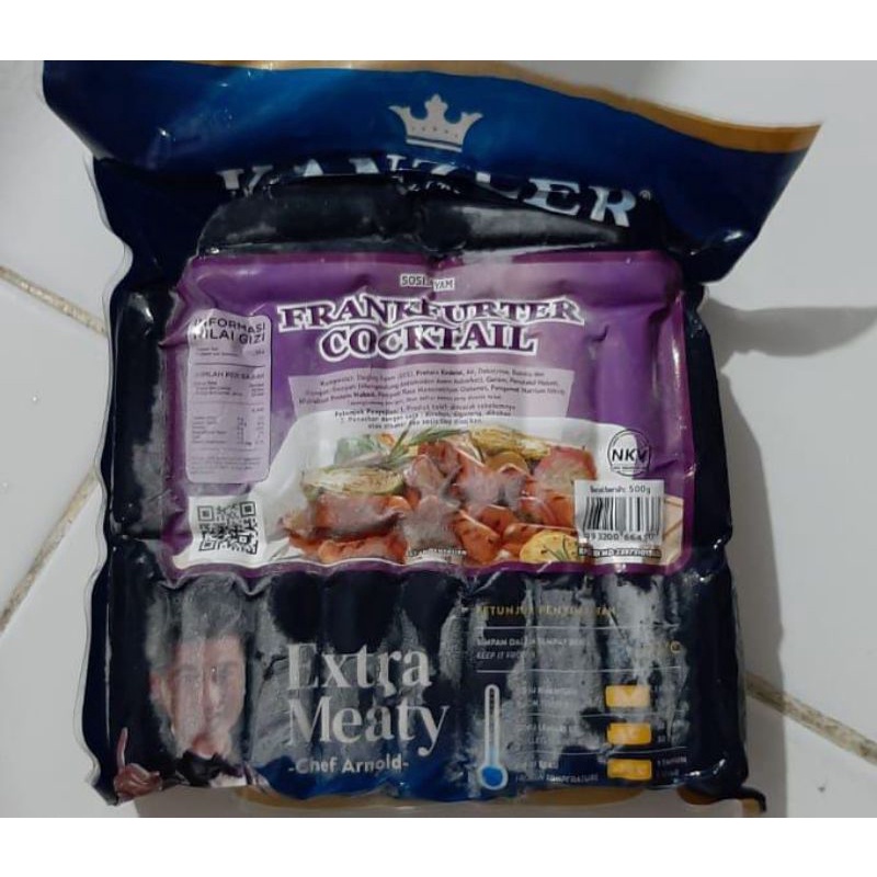

Kanzler sosis Frackfurter Cocktail 500gr