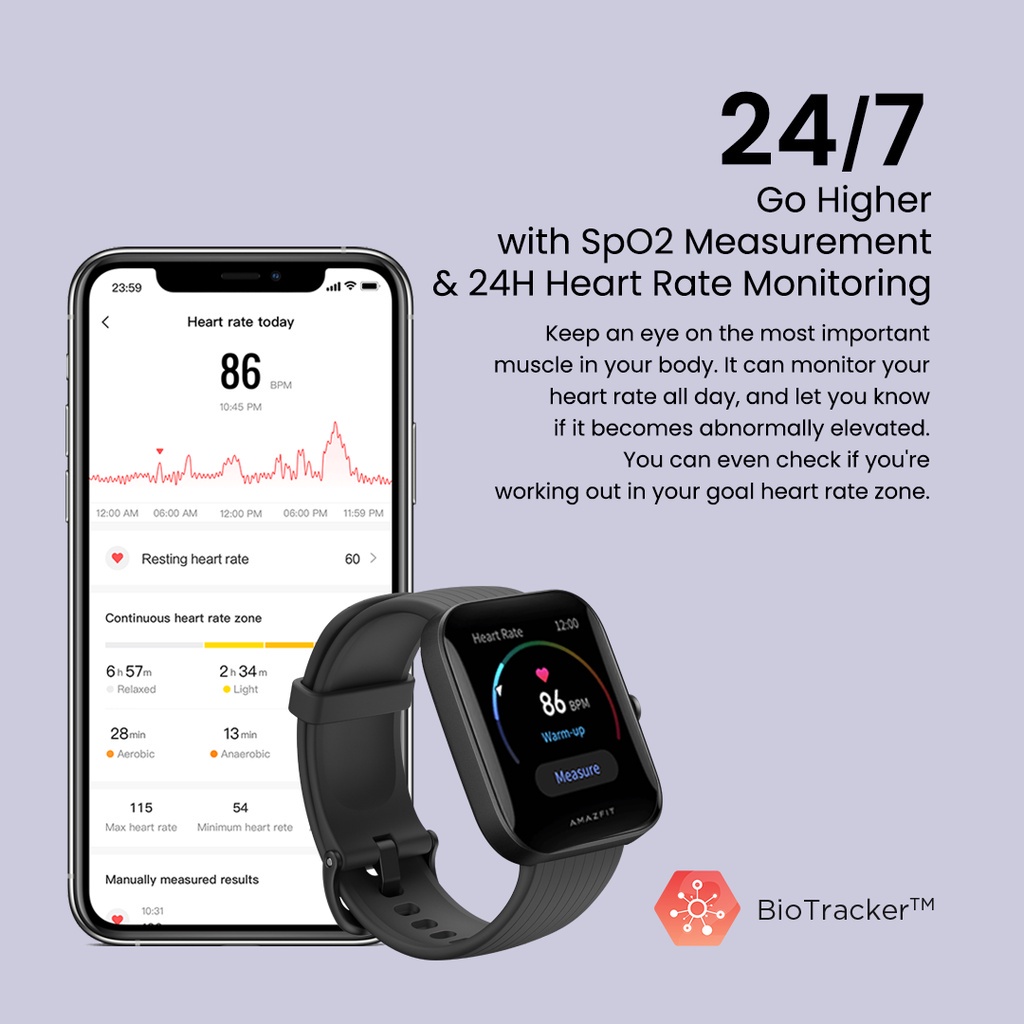 Amazfit Bip 3 Series Smartwatch - Garansi Resmi