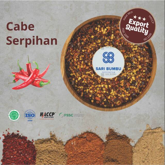 

Cabe serpihan/Chilli flakes 250 gram