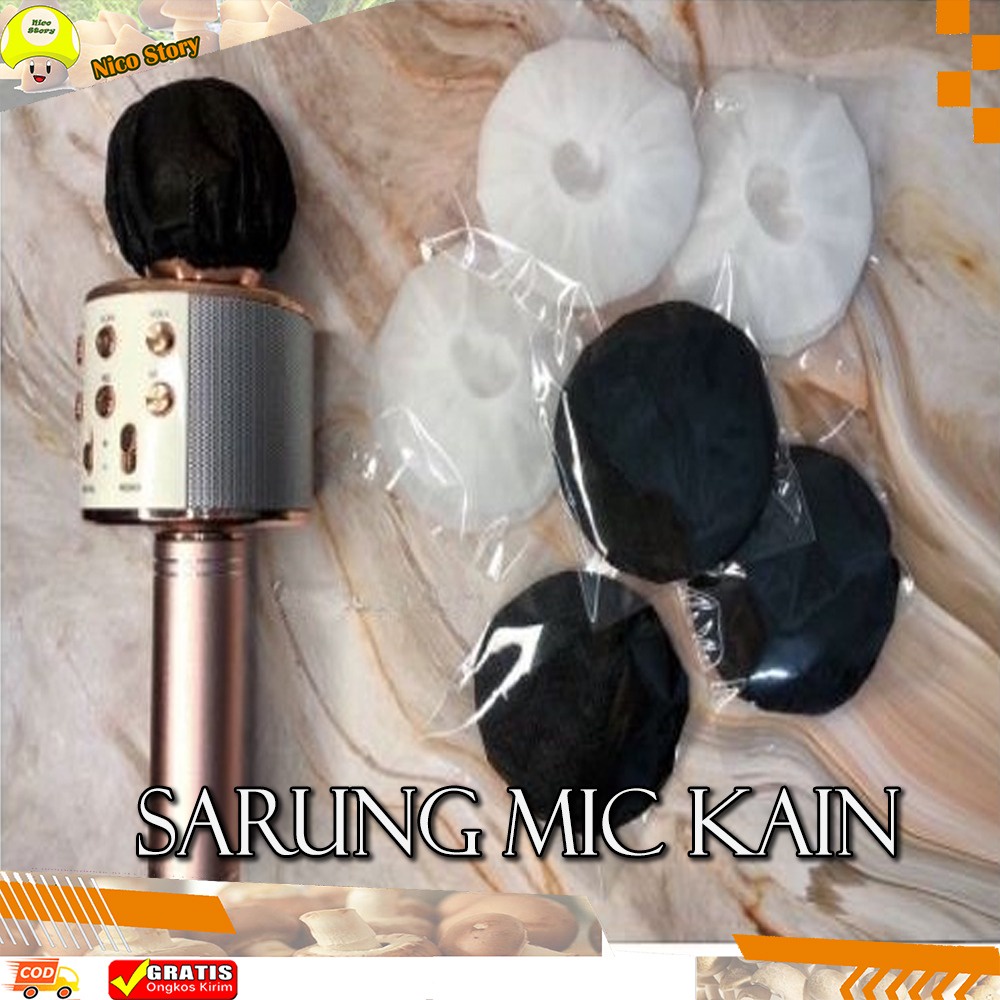 (NCS) TERMURAH!! Cover Mic / Sarung Mic / Pembungkus Mic / Sarung Mikrofon Ecer