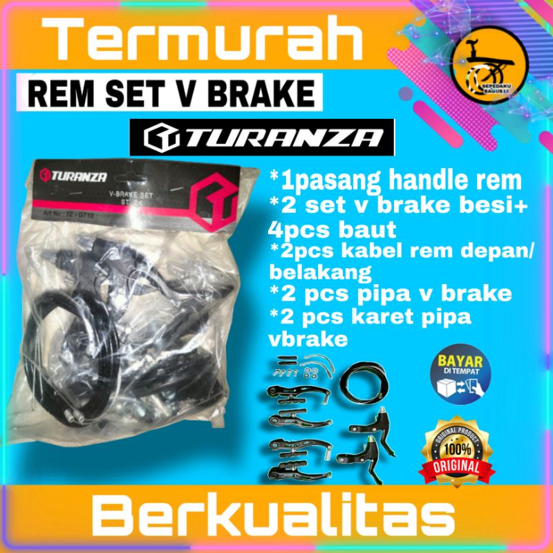 rem sepeda  satu set rem sepeda Turanza rem sepeda BMX rem sepeda mini rem sepeda lipat rem sepeda g