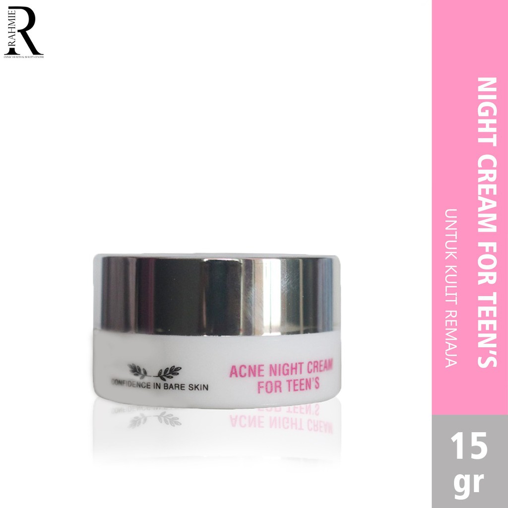 Rahmie Clinic Health & Beauty Center Acne Night Cream For Teen's 15 gr