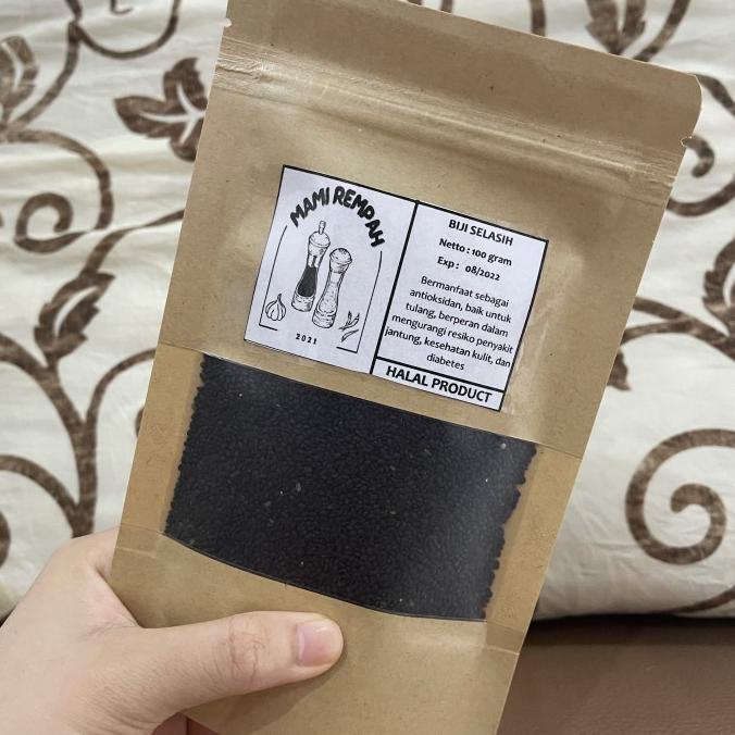 

PROMO TERMURAH BIJI SELASIH / BASIL SEEDS 100 gram AP183