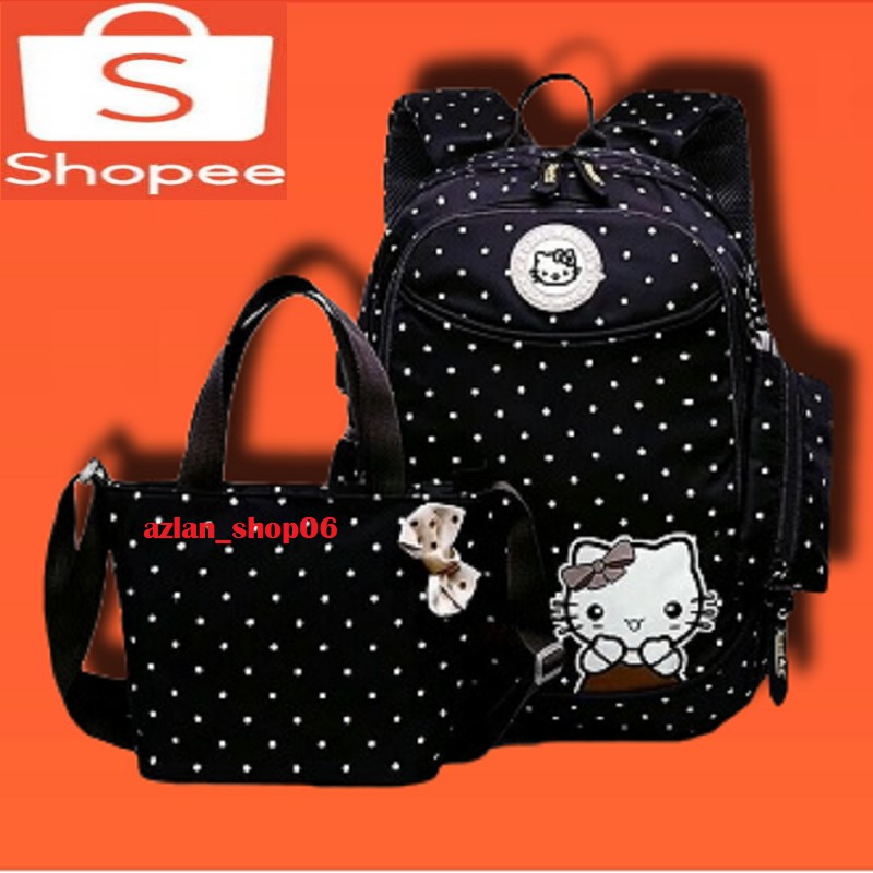 AZLAN_SHOP06 - TAS RANSEL ANAK SEKOLAH WANITA TERBARU 2021 / TAS SEKOLAH ANAK TK SD SMP SMA  BISACOD