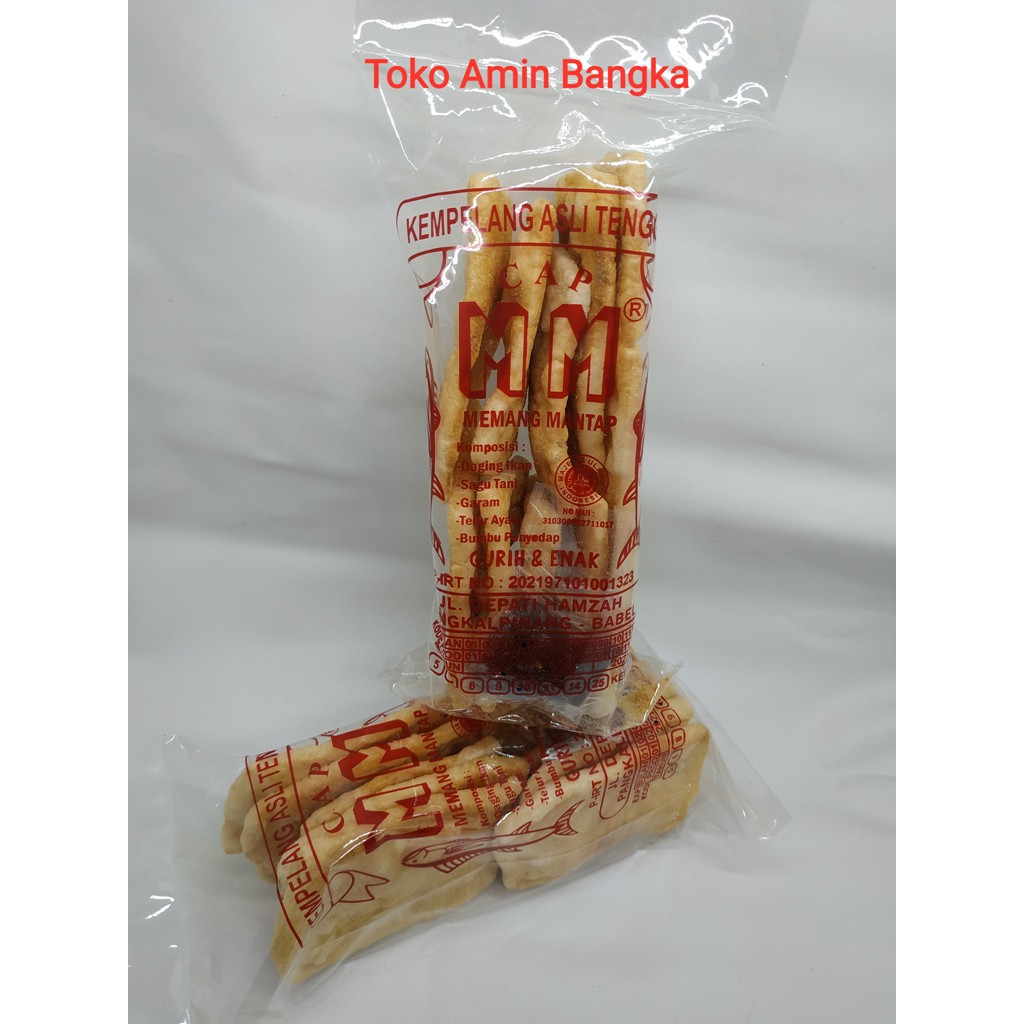 

KERUPUK KEMPELANG PANGGANG KHAS BANGKA CAP MM BENTUK KOTAK / CEMILAN/SNACK