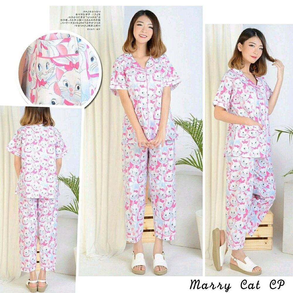 CELLOCOLLECTION BAJU TIDUR MARIE CAT (CP) / KATUN JEPANG
