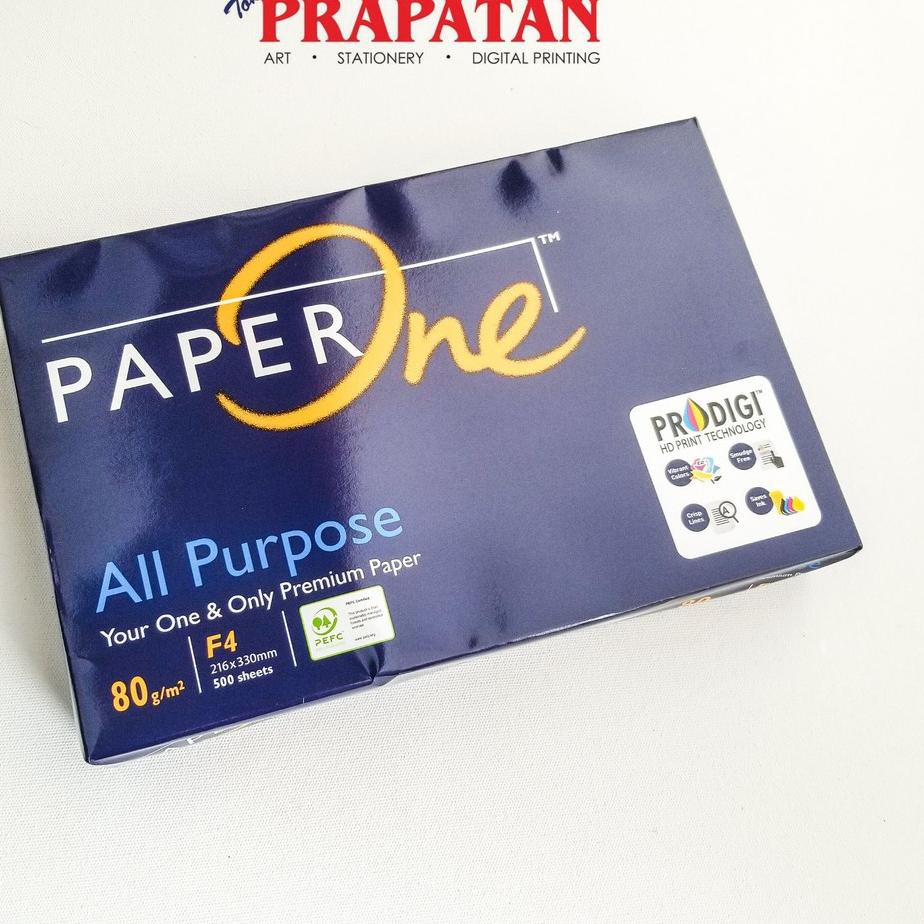 

Kertas HVS Paper One F4 80 grm / Kertas Print / Kertas foto copy ✓
