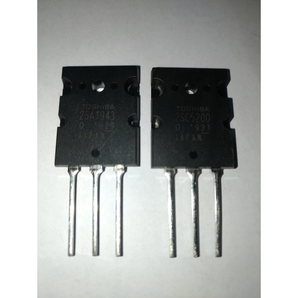 Transistor Toshiba 2SA1943 & 2SC5200 Original japan