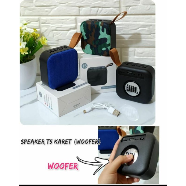 [ GRADE B ] Speaker Bluetooth Mini T5 Wireless Speaker Portable Music