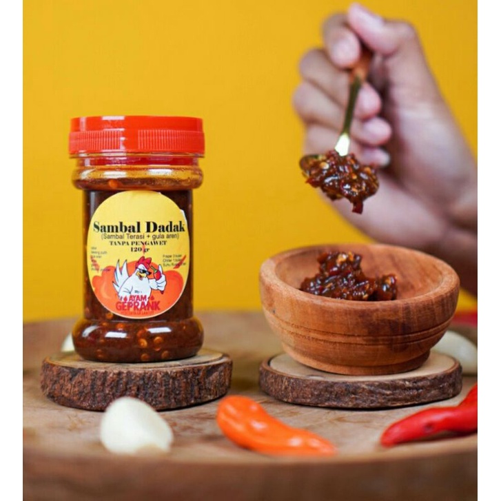

Sambal Geprank Geprek Dadak Terasi 150ml