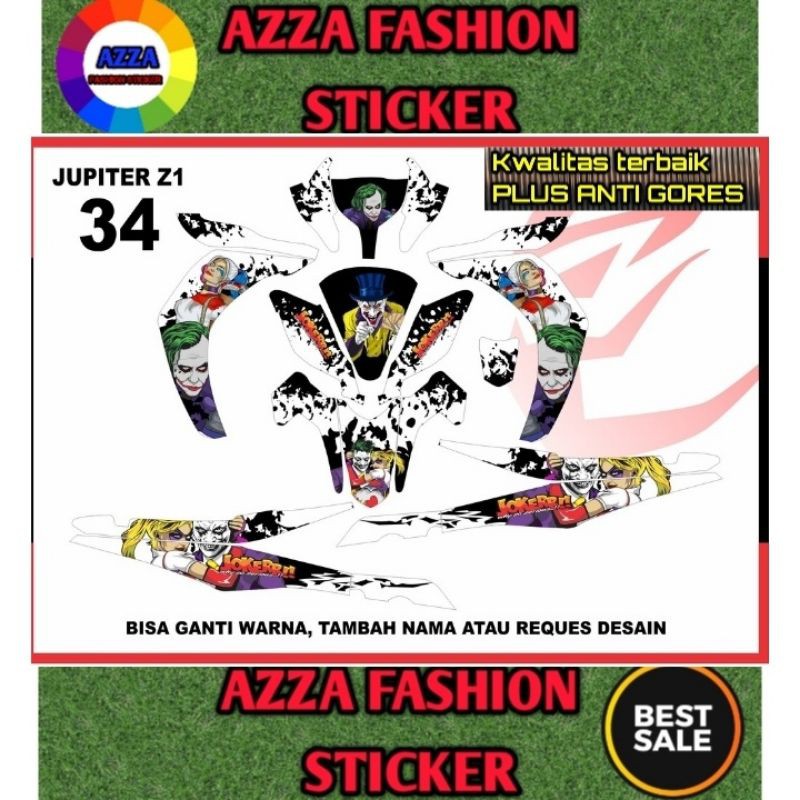 Sticker decal Jupiter Z1 Full Body Striping Jupiter Z1 Sticker Jupiter Z1 Sticker Jupiter Z1 34