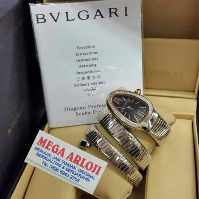 Jam tangan bvlgari original wanita hot sale