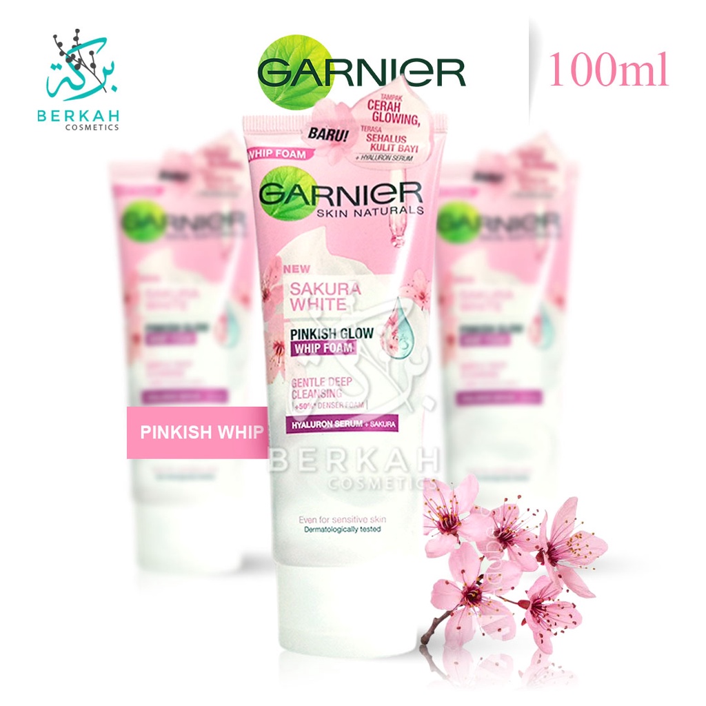 Garnier Sakura Glow Cleanser Whip Foam 100ml