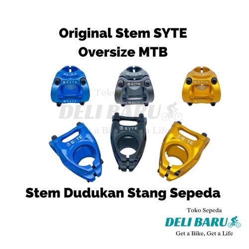 Stem SYTE dudukan stang 31-8 mm oversize sepeda MTB ext 35 mm - New Ori