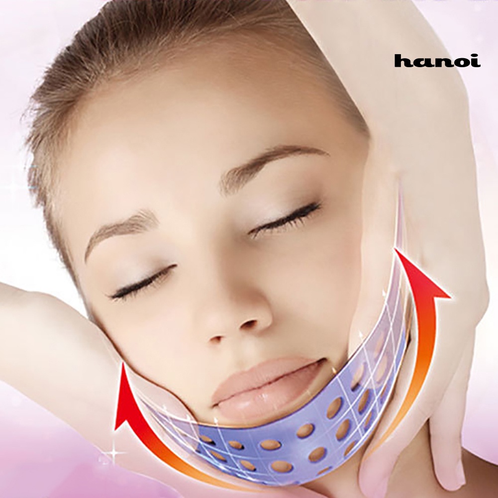 HQTM_Anti Wrinkle V Face Shaper Slimming Mask Belt Chin Cheek Lift Up Bandage Strap