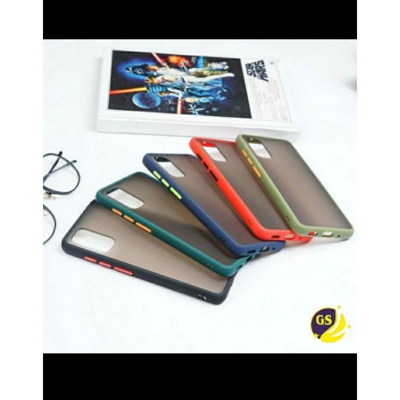 premium hybrid case black dove anti pecah for samsung galaxy M51