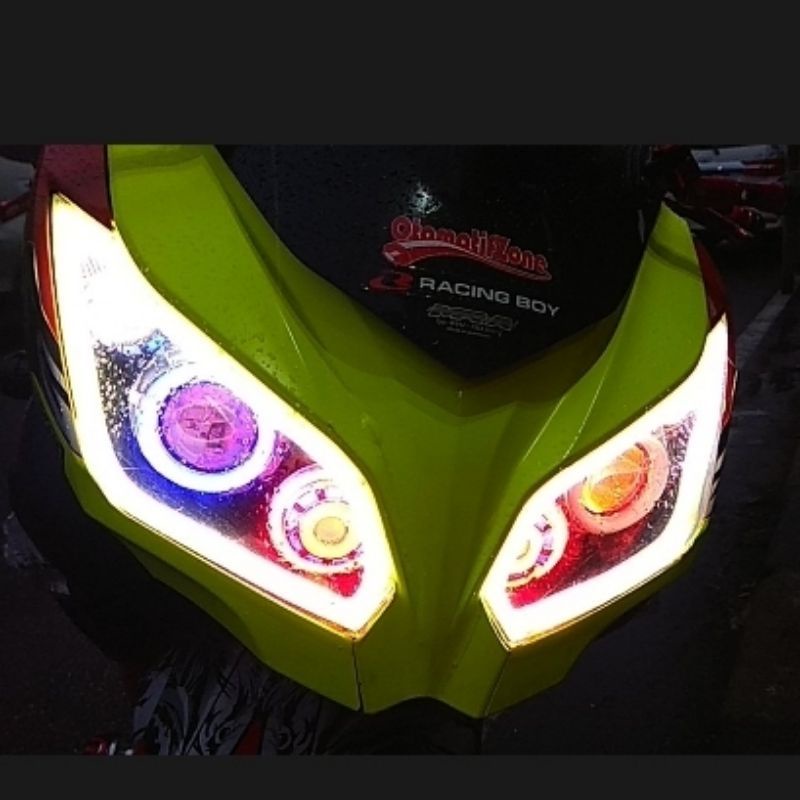 DRL LAMPU LED ALIS PUTIH BIRU 30CM SUPRA MIO JUPITER Z SUPRA X 125 LAMPU ALIS LED PUTIH BIRU MERAH-4