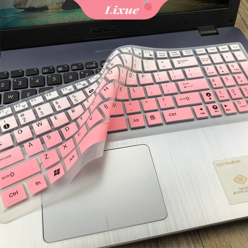 Lixue Pelindung Keyboard Silikon 15.6 &quot;Untuk Asus X541U X554L X541N A556U A555L S5 / S7 Vs / Vt / Vm / Gl502