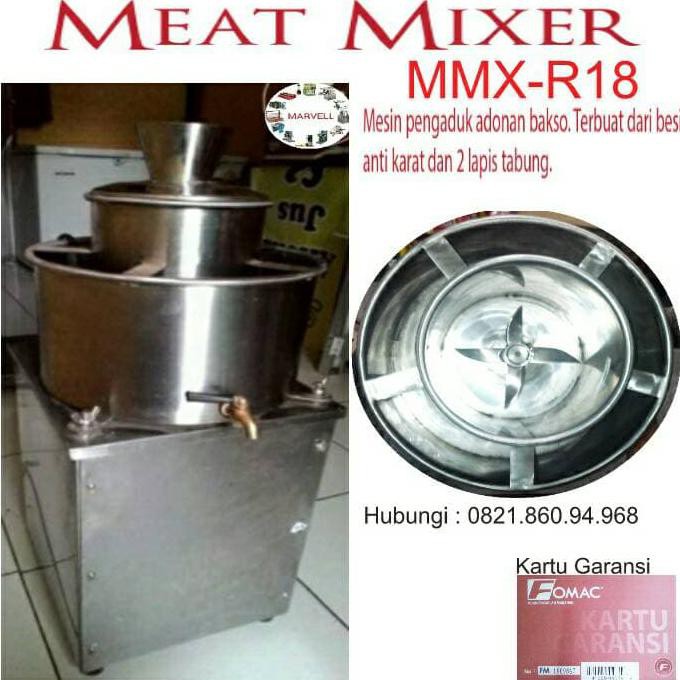 Order-Kirim Fomac Meat Mixer R18 - Mesin Pencampur Adonan Bakso