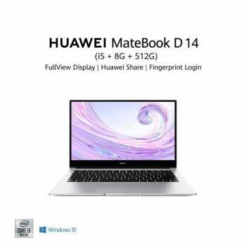 Huawei MateBook D14 Laptop i5-10210U (8GB / 512GB) - Silver