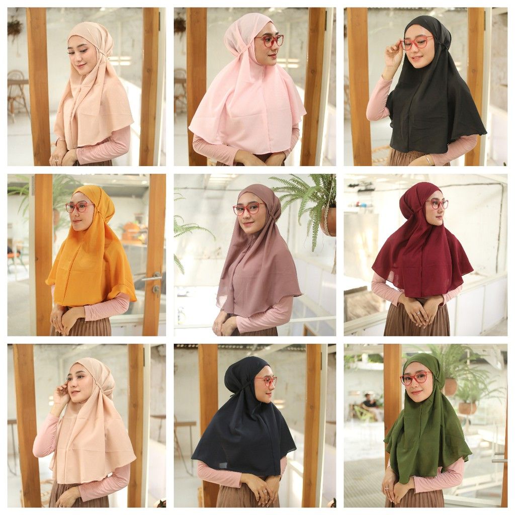 HIGH QUALITY Vinderu Bergo Maryam Diamond Premium Import Jilbab Instan BERGO MARYAM TERLARIS Maryam