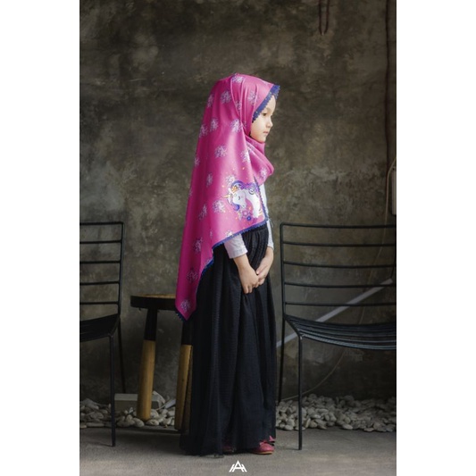 PASHMINA UNICORN CUTE / PASHMINA ANAK / HIJAB ANAK / JILBAB ANAK / KERUDUNG ANAK