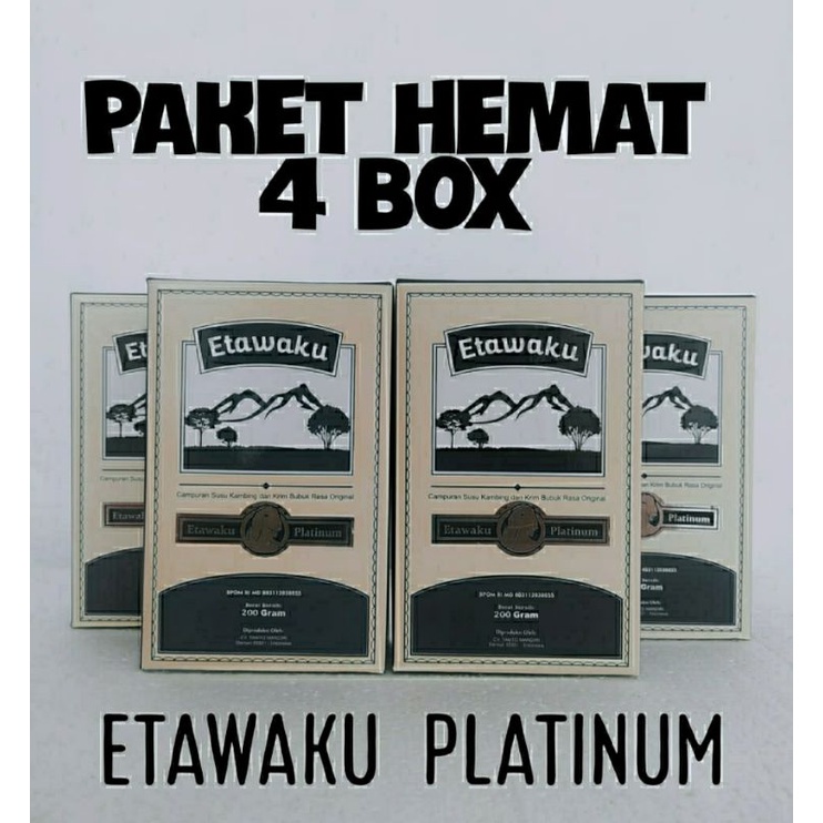 

PAKET 4 BOX SUSU KAMBING ETAWAKU PLATINUM