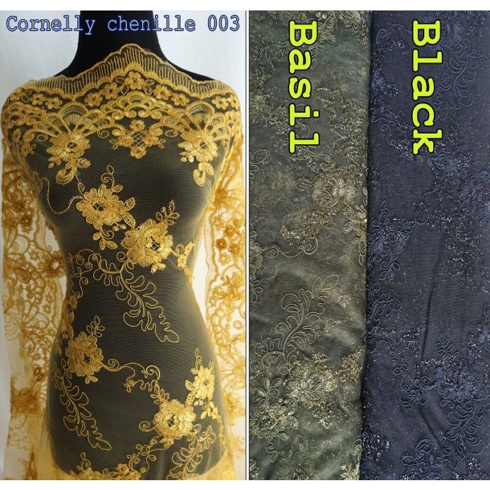 Kain Brukat / Kain Brokat - Cornelly Chenille 003