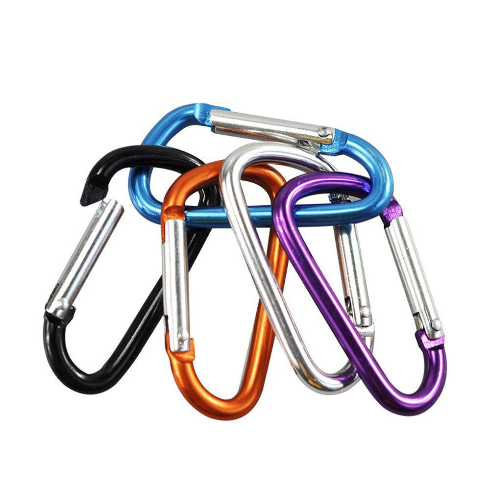 Lanfy Gesper Gantung Travel Climbing Gear D Bentuk Cincin Gadget Luar Ruangan Berbentuk Labu Carabiner Klip