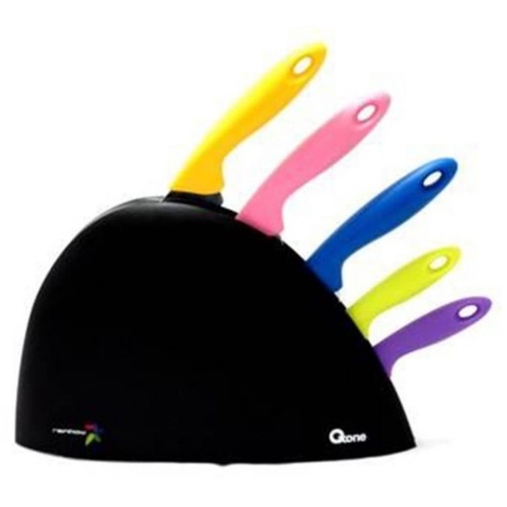 Pisau Set Oxone OX 606 Rainbow Knife Set Oxone 606 Pelangi Stainless Pisau Oxone OX606 Knive Set