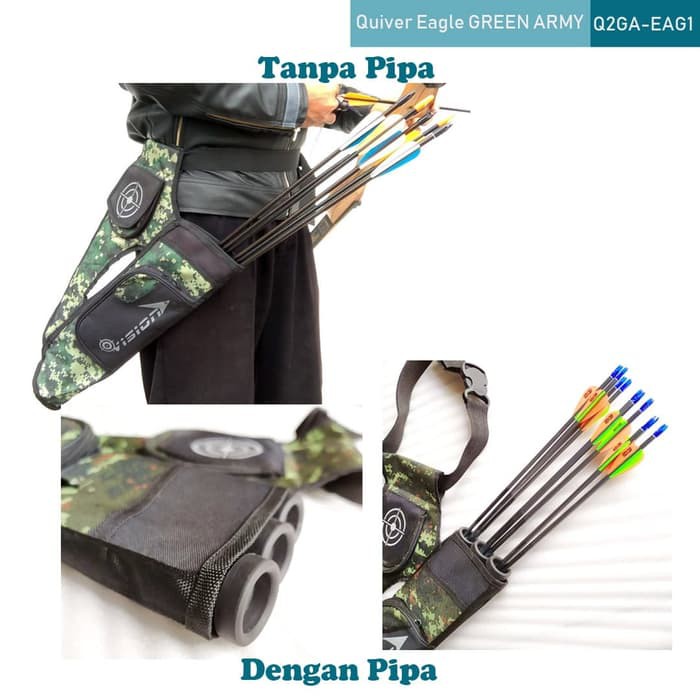 QUIVER ARROW GREEN ARMY VISION MURAH TERLARIS | TAS ANAK